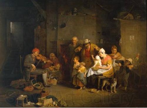 Sir David Wilkie The Blind Fiddler France oil painting art